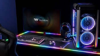 集成RGB灯效：Thermaltake 曜越 发布 Level 20 RGB Battlestation Gaming Desk 电脑桌