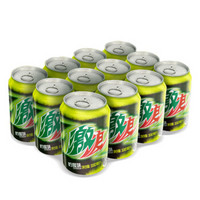 百事可乐 Pepsi 激浪 柠檬味 汽水碳酸饮料 330ml*12罐 新老包装随机发货