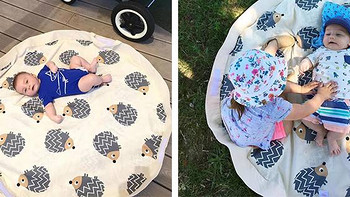 3sprouts加拿大进口儿童多功能收纳袋玩具积木整理袋野餐垫游戏毯