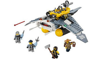 LEGO拼拼乐 篇二百七十三：LEGO 乐高 Ninjago 幻影忍者系列 70609 大飞鱼轰炸机