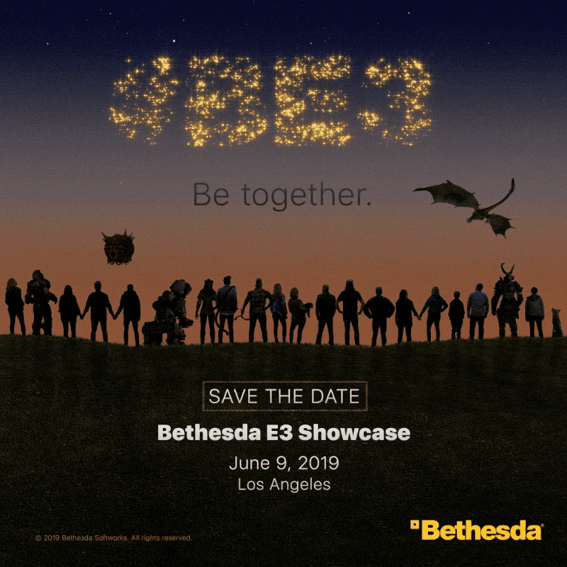 重返游戏：贝塞斯达确认E3展前发布会6月9日举办