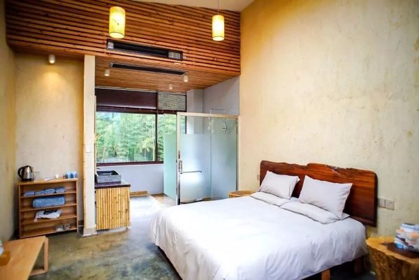 一座颇具唐宋风的竹木民宿,占地3000㎡!莫干西楼度假酒店1晚套餐