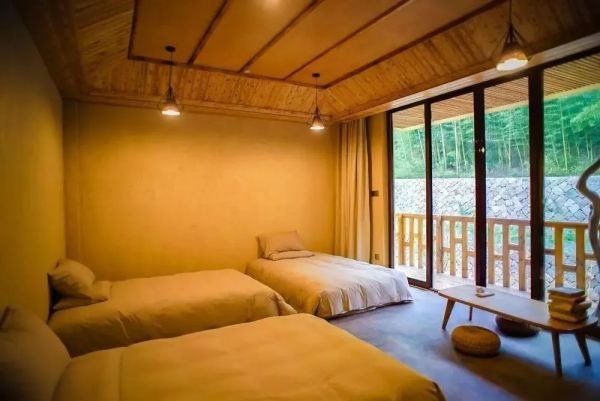 一座颇具唐宋风的竹木民宿,占地3000㎡!莫干西楼度假酒店1晚套餐