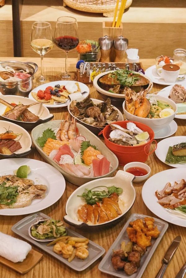 20 种生猛海鲜现做,醉蟹生蚝畅吃!上海新天地安达仕酒店双人自助晚餐