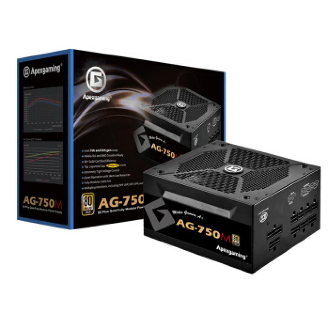 一块钱两瓦+全模组+十年质保——艾湃电竞 AG-750M金牌电源