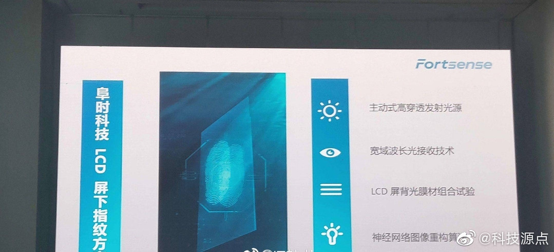 中低端手机福音：阜时科技推出首款LCD屏下指纹方案