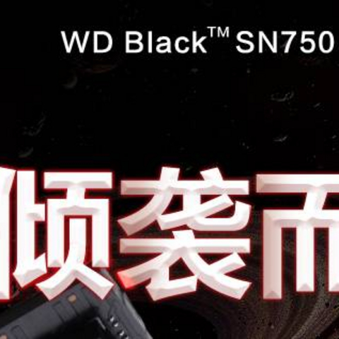 西部数据Western Digital SN750系列开箱+终于找到理想