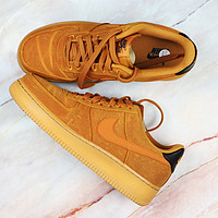 我又买了一双：NIKE AIR FORCE 1`07 LV8 STYLE 砖红色晒单