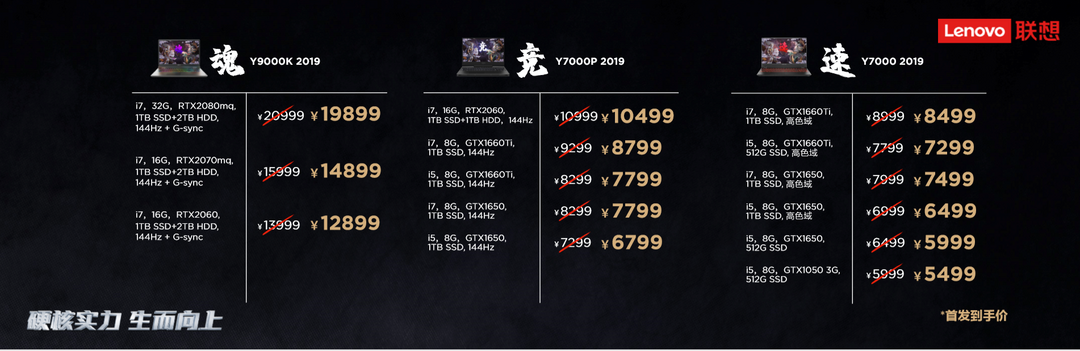 618实战课：联想上架拯救者Y7000 2019等多款游戏笔记本