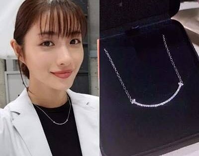 Tiffany微笑项链晒物分享 项链 什么值得买