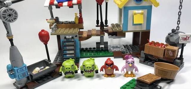 乐高 Angry Birds 愤怒的小鸟系列 75824 捣毁猪猪城堡