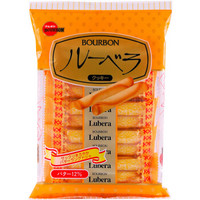 /布尔本/日本进口零食 波路梦日本Bourbon黄油蛋卷52g/袋 