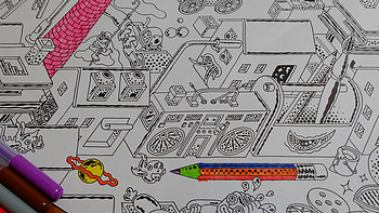 女儿的新玩具：宜家莫拉12色画笔和卢斯蒂格画纸卷