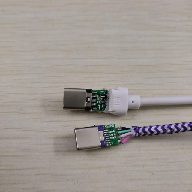 随手记录：TYPE-C 5A超级快充线拆解