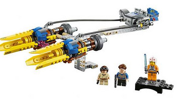 LEGO拼拼乐 篇二百八十三：20年后一家终团聚：星球大战 Star Wars系列 75258 飞梭赛车