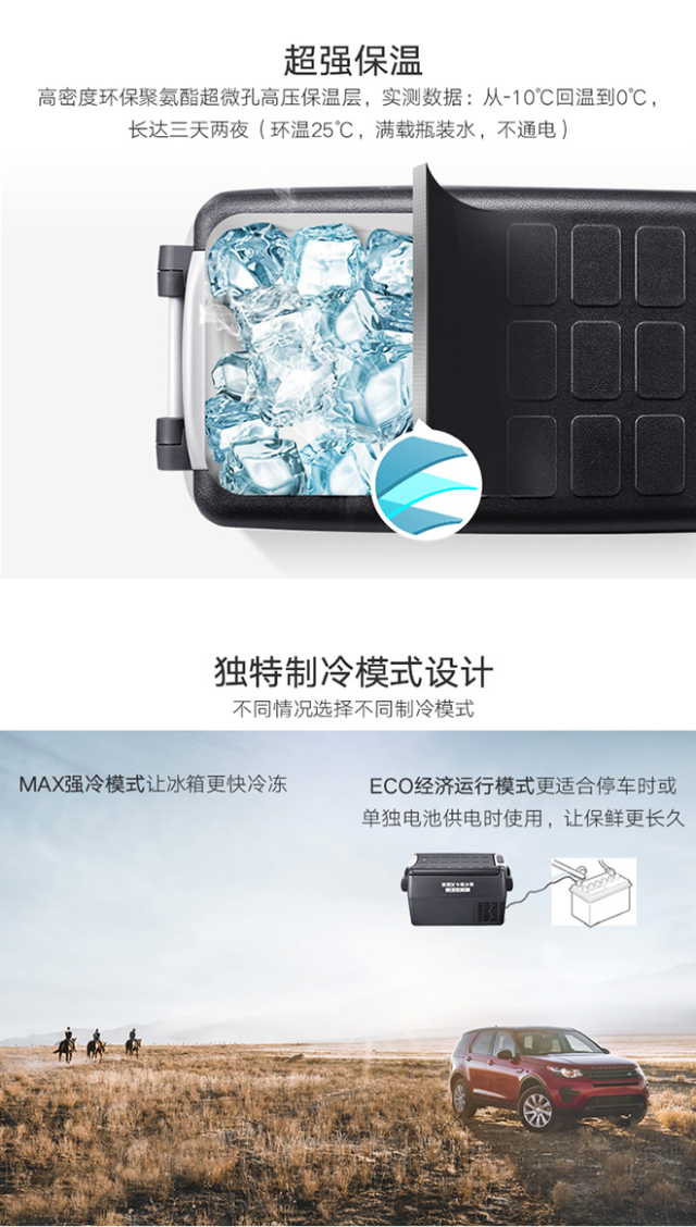 英得尔 车载冰箱Y30 APP