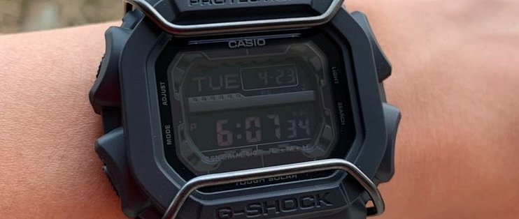 墙裂推荐卡西欧巨g方块表gx56bb