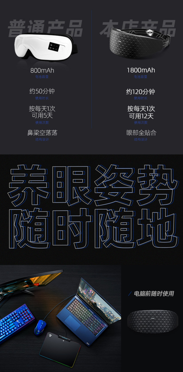 MACHENIKE机械师 ME500 智能护眼仪 + MN500 智能护颈仪