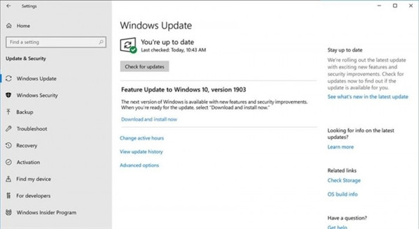 Microsoft 微软 重新推出Windows 10 V1903正式版，干货满满赶紧升级