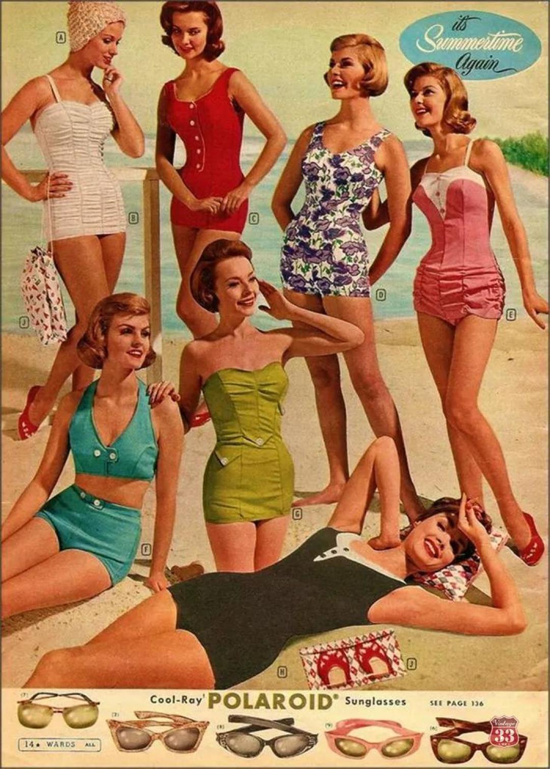 Vintage Mind:凉爽兼复古满分的女士泳装指南