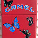 zippo 1999年 CAMEL 骆驼 红蝴蝶 打火机 极品收藏系列