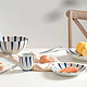 器以悦己，食以悦人：AITO Kusa 三峰 系列 蓝十草 美浓烧 餐具6件套