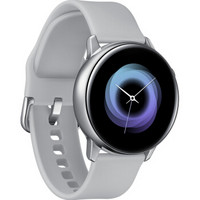 三星（SAMSUNG）智能手表 Samsung Galaxy Watch Active 心率报警 游泳 运动自动追踪 无线充电共享 雅银