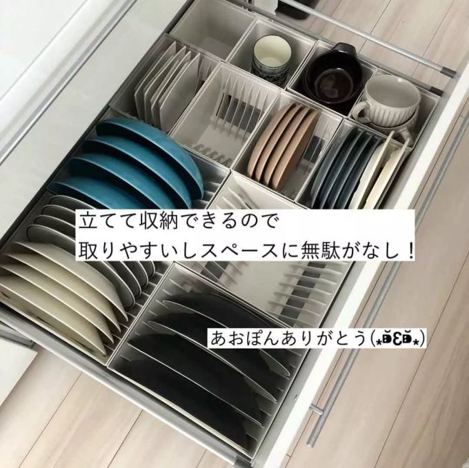 日本主妇的餐柜整理术简单到逆天,比你多收纳100件餐具,厨房还高颜有生活气!