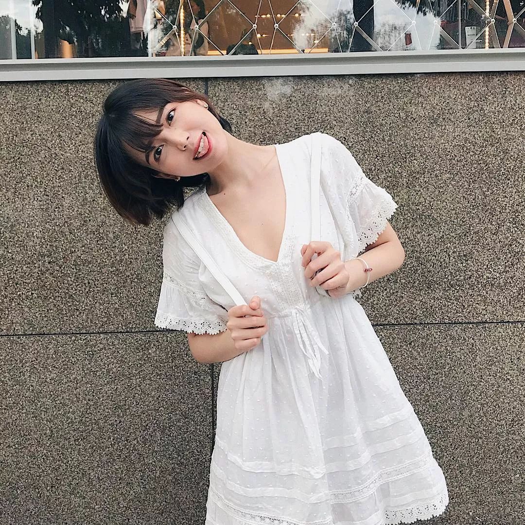 长成这样的小姐姐,做梦都会被自己甜醒吧!