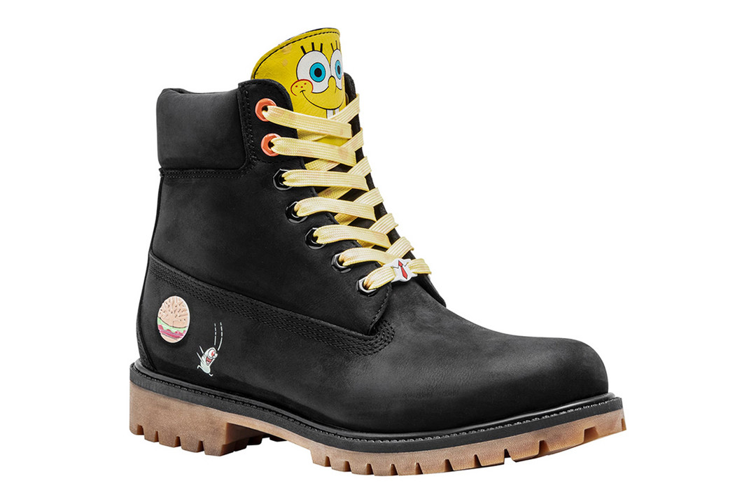 The SpongeBob x Timberland 推出合作款工装靴