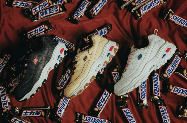 SKECHERS 斯凯奇 x SNICKERS 士力架 推出合作鞋款