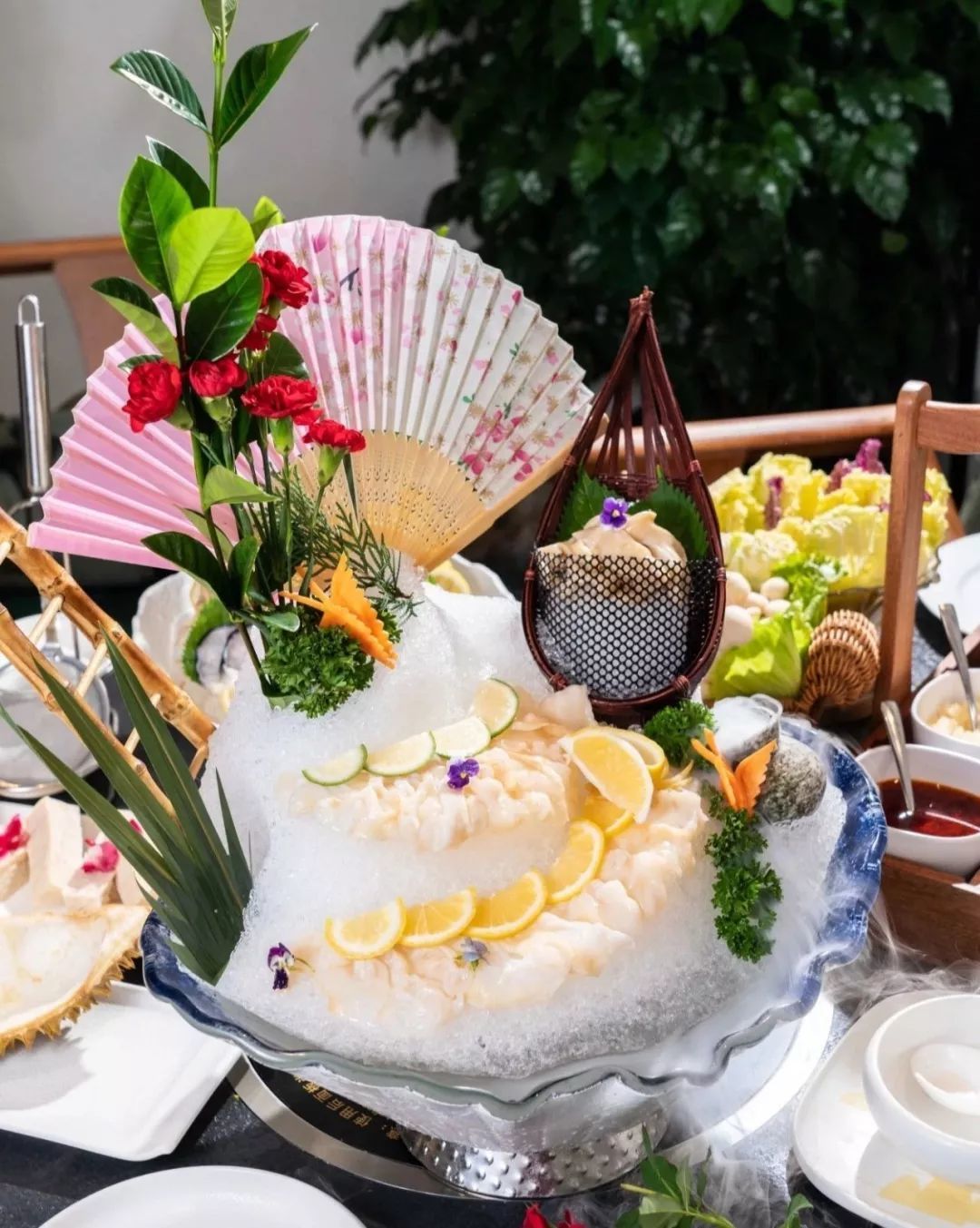 榴莲遇上鸡是什么味道?我在CBD千方园林里体验了一把