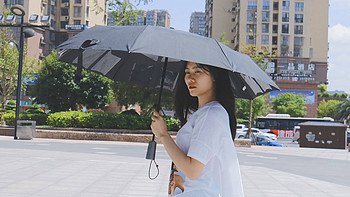 雨中与众不同的优雅，纳米美收伞使用体验