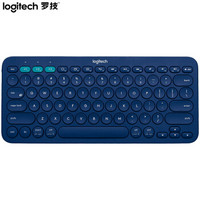 罗技（Logitech）K380键盘无线蓝牙键盘办公键盘女性便携超薄键盘笔记本键盘蓝色自营