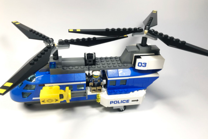 乐高城市组60173山地特警空中追捕