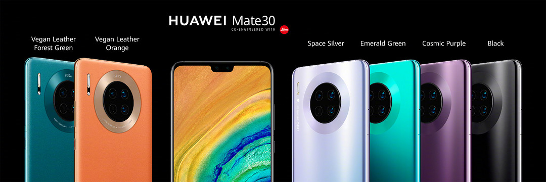 HUAWEI 华为 正式发布Mate 30/Mate 30 Pro/Mate 30 Pro 5G手机，双4000万主摄、圆环四摄环幕屏