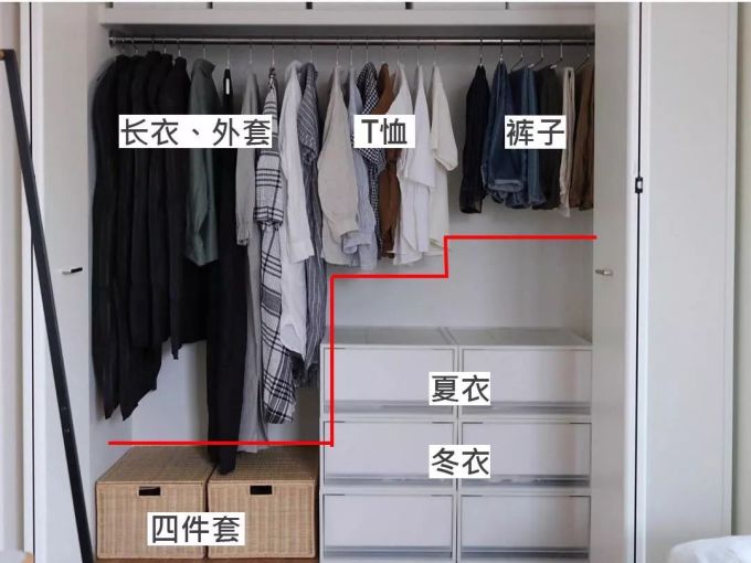 日本主妇1㎡衣柜极限收纳术,逼出十倍收纳力,妥妥塞进80件衣服也没问题!