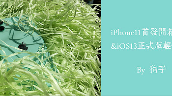 唠哩唠叨说 篇七：iPhone11绿色首发开箱上手&iOS13正式版轻体验 