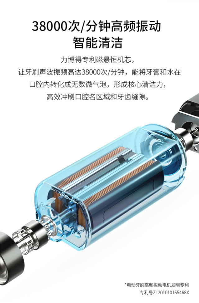 【轻众测】huawei Hilink华为&amp;力博得声波电动牙刷