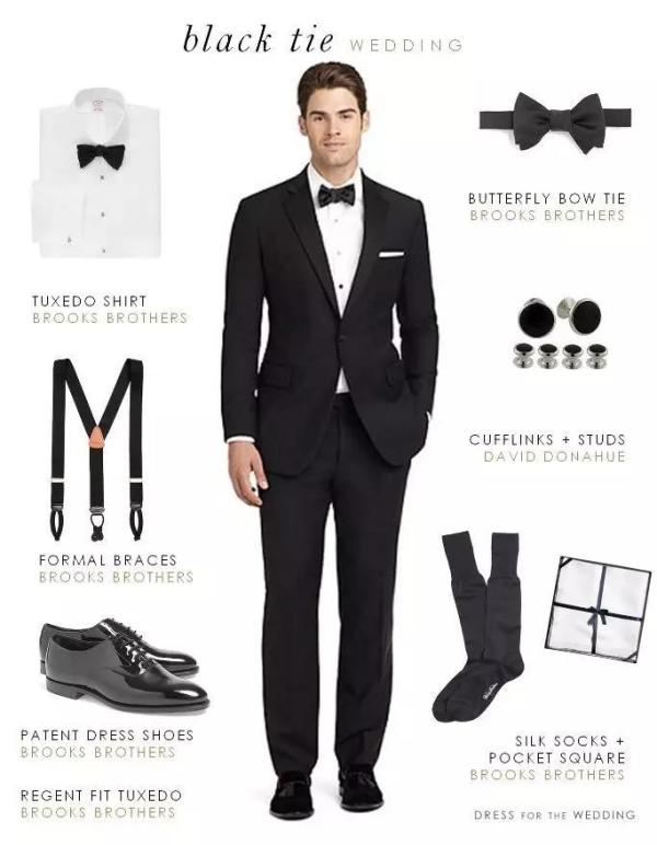 what is a black tie wedding mean