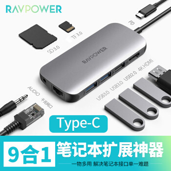 为了Macbook，我买了RAVPower Type-C扩展坞，接口不够靠它凑