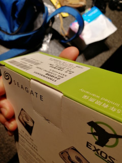 遭遇二手东的希捷银河8T企业盘