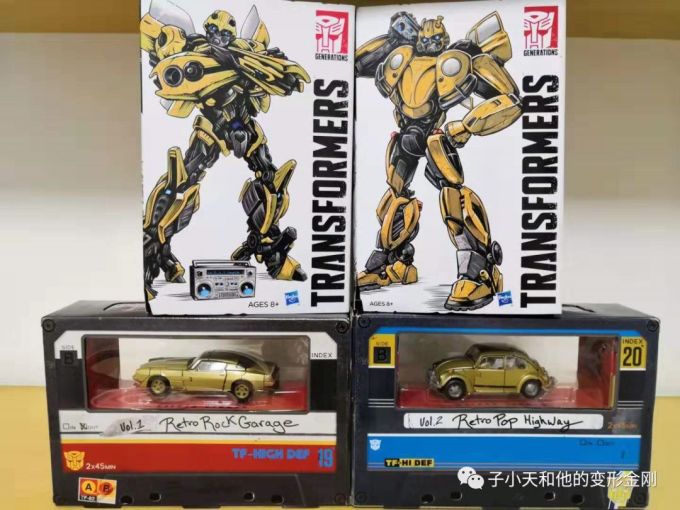 【评玩具】子小天:Movie杨测评《SDCC展会限定SS20甲壳虫大黄蜂&恐龙磁带套装 电影与动画的巧妙结合》
