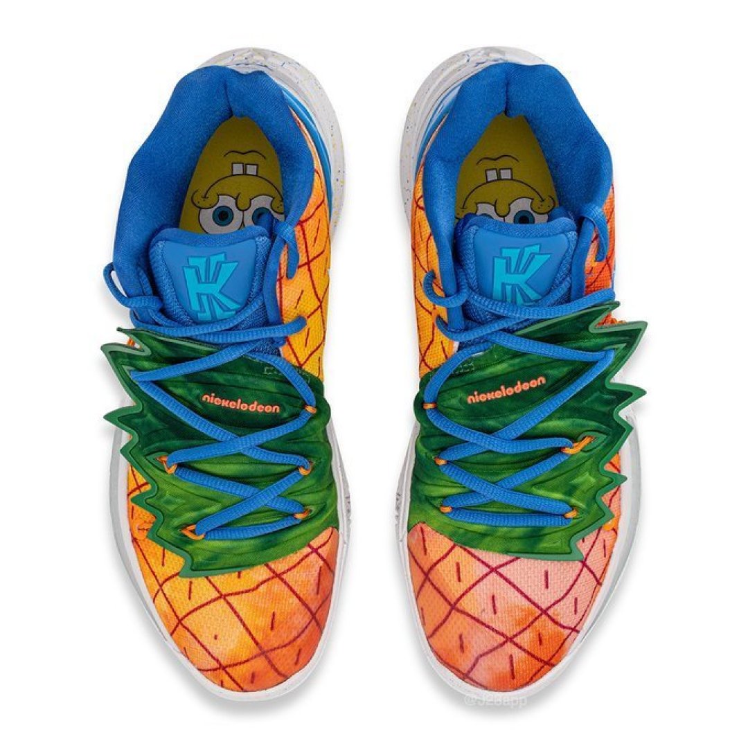 你更喜欢玫瑰or菠萝?NIKE 耐克 Kyrie 5 曝光多款联名配色