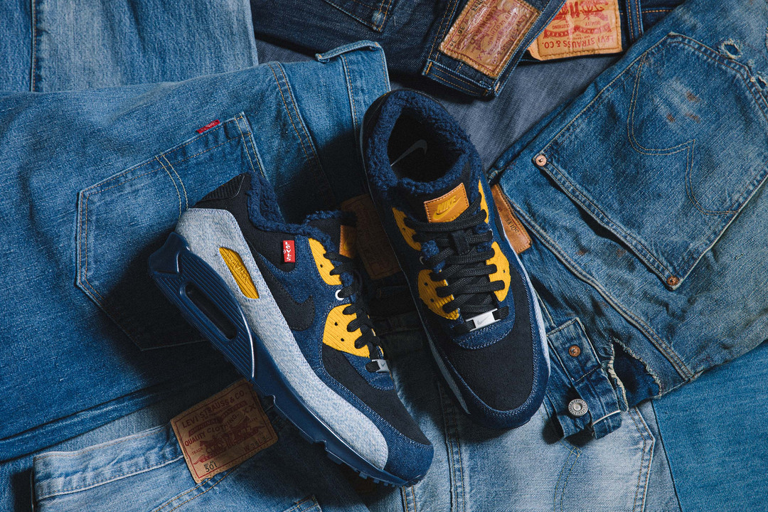 丹宁迷的新选择：Levi’s x NIKE Air Max 90 全新联名鞋款系列 即将发售