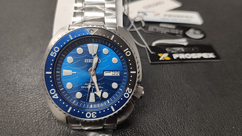 挺讨人喜欢的一抹悠蓝——SEIKO精工鲍鱼壳大白鲨机械手表