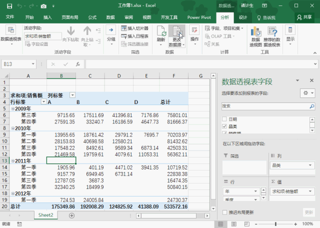 [Excel]怎么挽救被误删的数据透视表原数据?