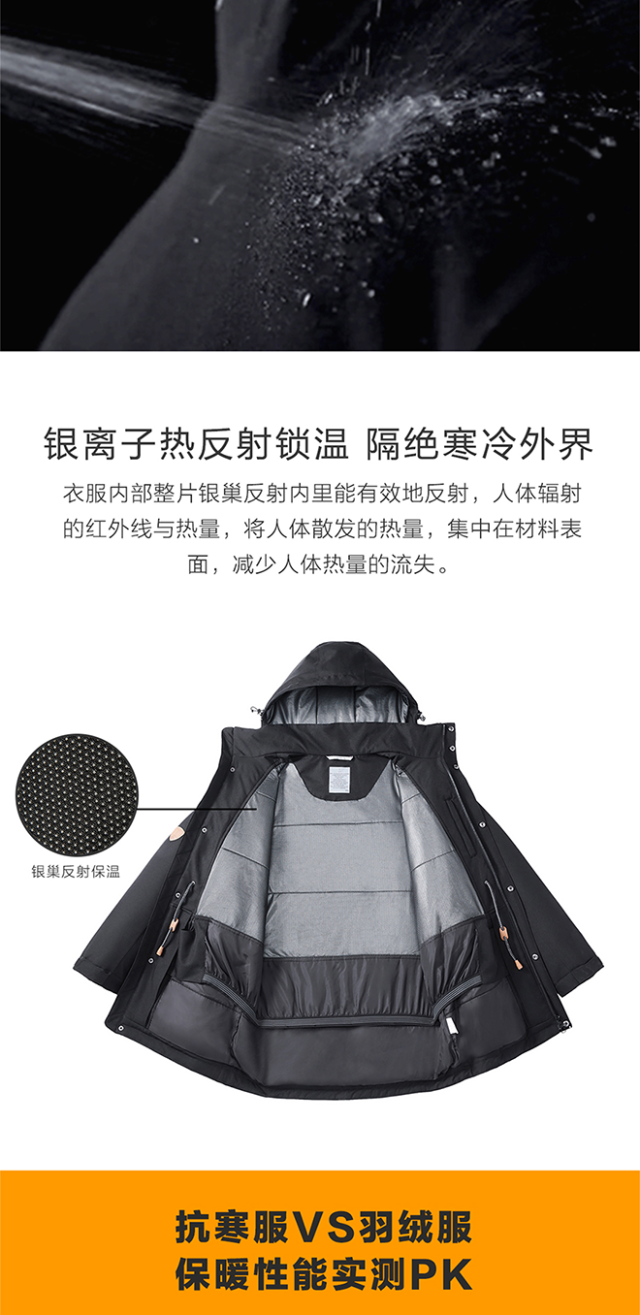 【有品众筹】DMN WT0923 冰天雪地气凝胶抗寒服
