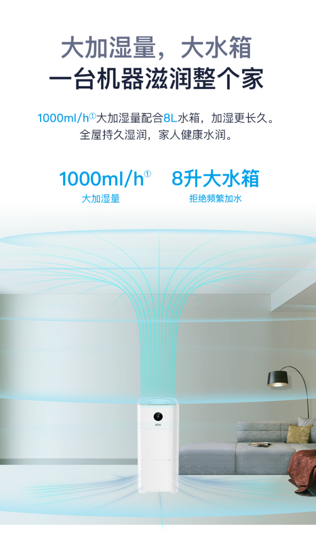 airx A9H加湿净化一体机