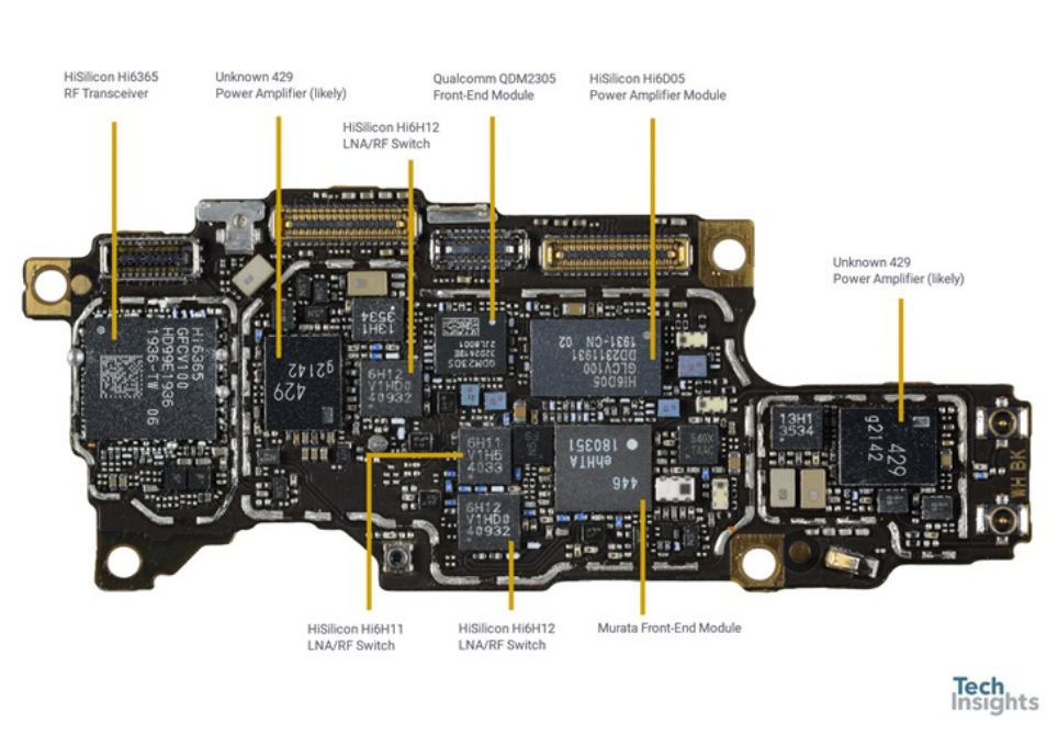 华为Mate 30 Pro 5G主板拆解报告：过半元件来自海思半导体